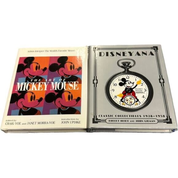 Vintage Disney Books The Art Of Mickey Mouse & Disneyana Classic Hardcover Editi - Picture 1 of 4